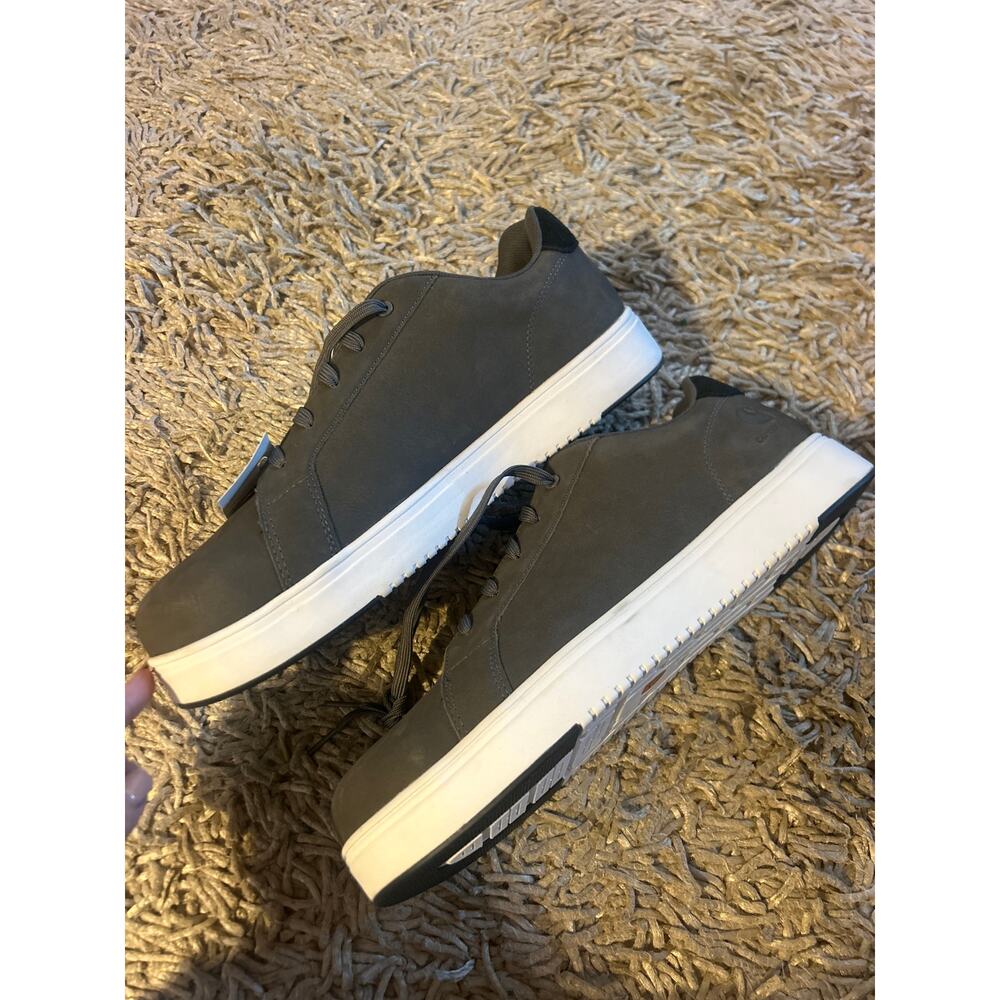 CARHARTT Detroit Nano Toe Leather Sneaker Shadow Gray Never Worn Sz 12 Men Shoe - Picture 3 of 7